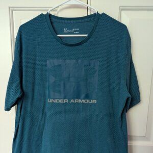 Under Armour UA Men's Blue Green T-Shirt Size XL